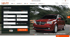 Desktop Screenshot of milescarrentalpalmbeach.com